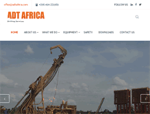Tablet Screenshot of adtafrica.com